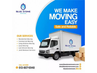 BLUE STONE MOVERS - Let Us Help You!