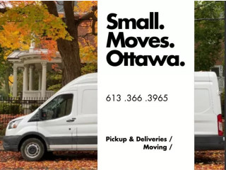 Small Moves Ottawa | Pickup & Deliveries (2 Movers + Van)